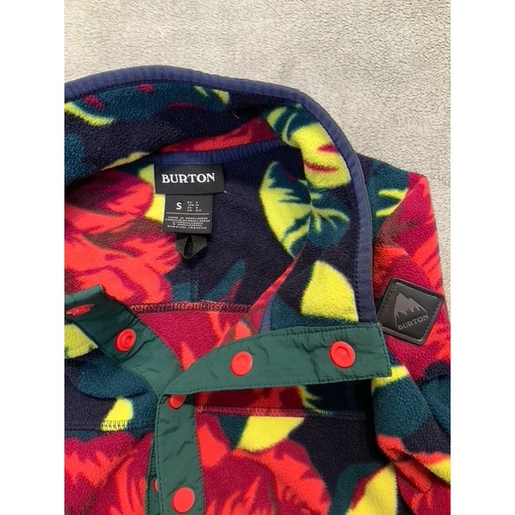Burton WOMEN'S HEARTH FLEECE FLORAL PULLOVER Size"S" Various Color Ski-Climbing - Picture 3 of 8